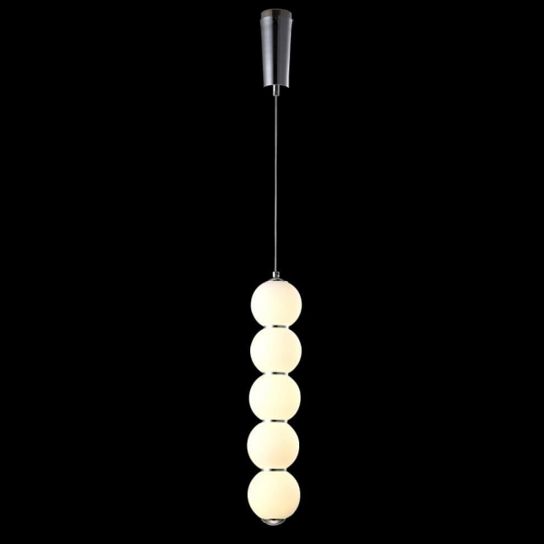 Подвесной светодиодный светильник Crystal Lux Desi SP5 Chrome/White Подвесной светодиодный светильник Crystal Lux Desi SP5 Chrome/White