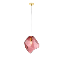 Подвесной светильник Crystal Lux NUESTRO SP1 GOLD/PINK