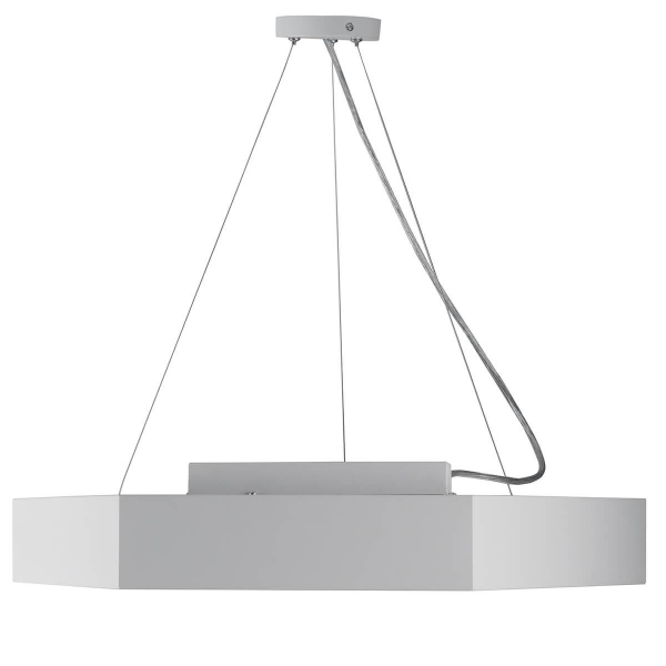 Подвесной светодиодный cветильник Geometria ЭРА Hexagon SPO-123-W-40K-045 45Вт 4000К белый Б0050554 Подвесной светодиодный cветильник Geometria ЭРА Hexagon SPO-123-W-40K-045 45Вт 4000К белый Б0050554