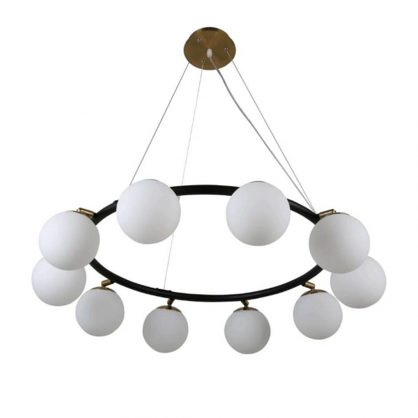 Подвесной светильник Lumina Deco Modica LDP 6032-10 BK+MD Подвесной светильник Lumina Deco Modica LDP 6032-10 BK+MD