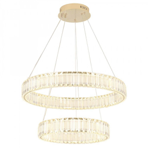 Подвесной светодиодный светильник Crystal Lux Musika SP100W Led Gold