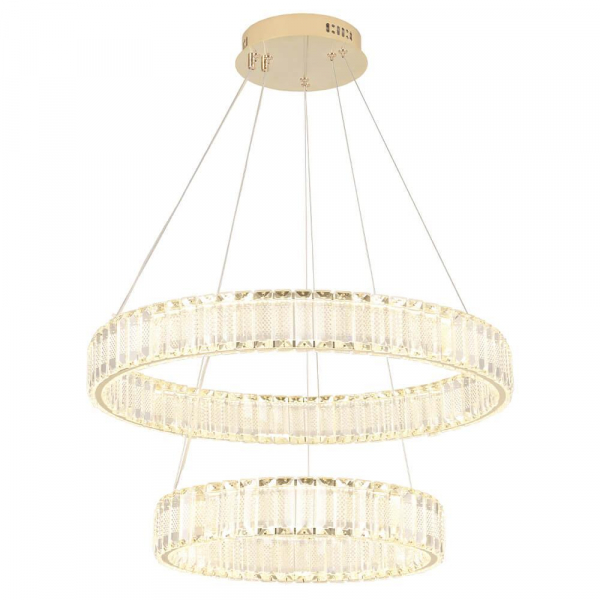Подвесной светодиодный светильник Crystal Lux Musika SP100W Led Gold Подвесной светодиодный светильник Crystal Lux Musika SP100W Led Gold