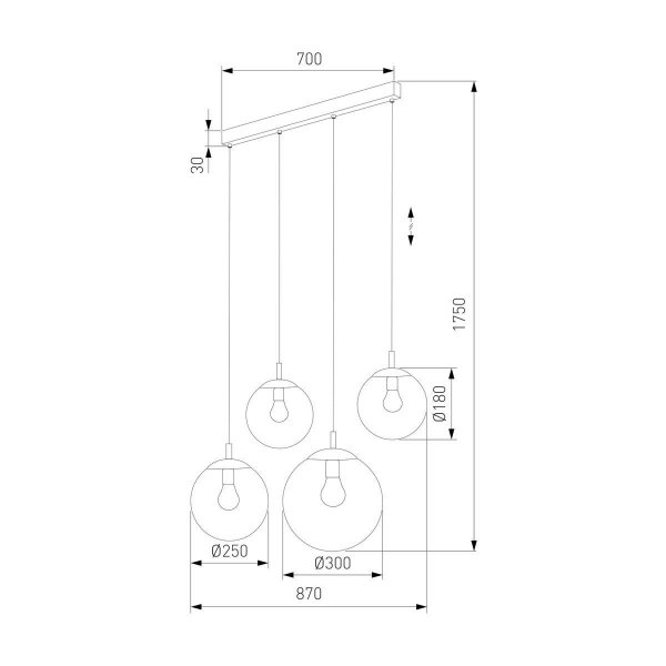 Подвесной светильник TK Lighting 4795 Esme Подвесной светильник TK Lighting 4795 Esme
