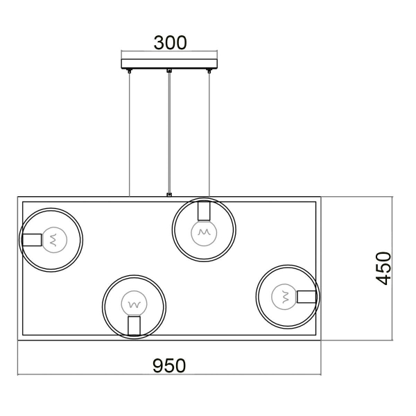 Подвесной светильник Vele Luce Speed VL6292P04 Подвесной светильник Vele Luce Speed VL6292P04