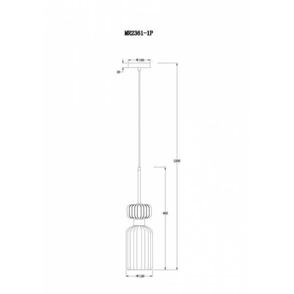 Подвесной светильник MyFar Aubrey MR2361-1P Подвесной светильник MyFar Aubrey MR2361-1P