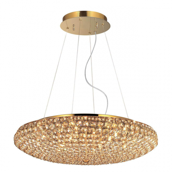 Подвесной светильник Ideal Lux King SP12 Oro 088020 Подвесной светильник Ideal Lux King SP12 Oro 088020