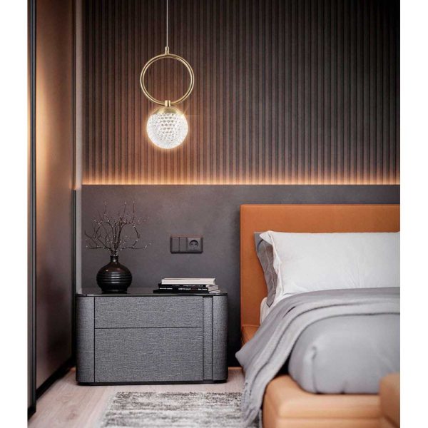 Подвесной светодиодный светильник Modelux Modestyle MS.88918.1 BS