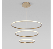 Подвесной светодиодный светильник Eurosvet Collars 90264/3 латунь