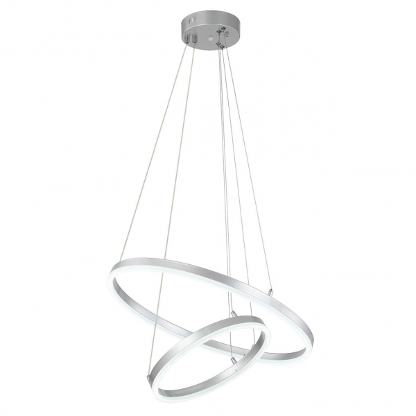 Подвесной светодиодный светильник Escada Void 10254/2LED Silver APP Подвесной светодиодный светильник Escada Void 10254/2LED Silver APP