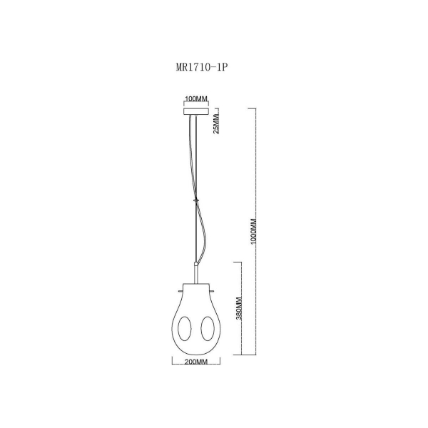 Подвесной светильник MyFar Eye MR1710-1P Подвесной светильник MyFar Eye MR1710-1P