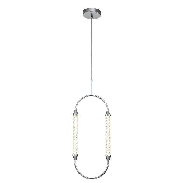 Подвесной светодиодный светильник Indigo Ellisse 14005/1P Chrome V000027L Подвесной светодиодный светильник Indigo Ellisse 14005/1P Chrome V000027L