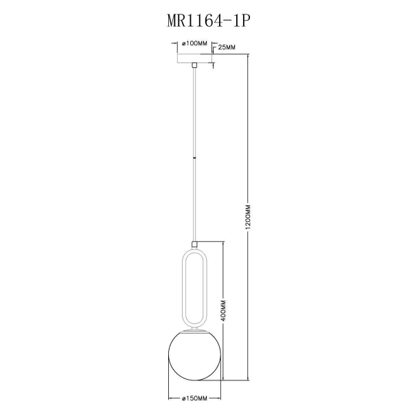 Подвесной светильник MyFar Pierre MR1164-1P Подвесной светильник MyFar Pierre MR1164-1P