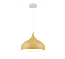 Подвесной светильник IMEX MD.5796-1-P-WT+WOOD Подвесной светильник IMEX MD.5796-1-P-WT+WOOD