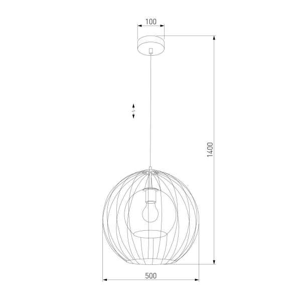 Подвесной светильник TK Lighting 2552 Universo Black Подвесной светильник TK Lighting 2552 Universo Black