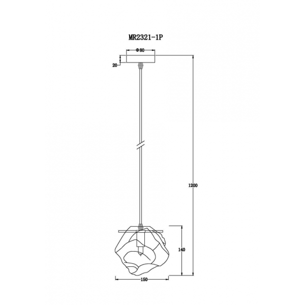 Подвесной светильник MyFar Stella MR2321-1P Подвесной светильник MyFar Stella MR2321-1P