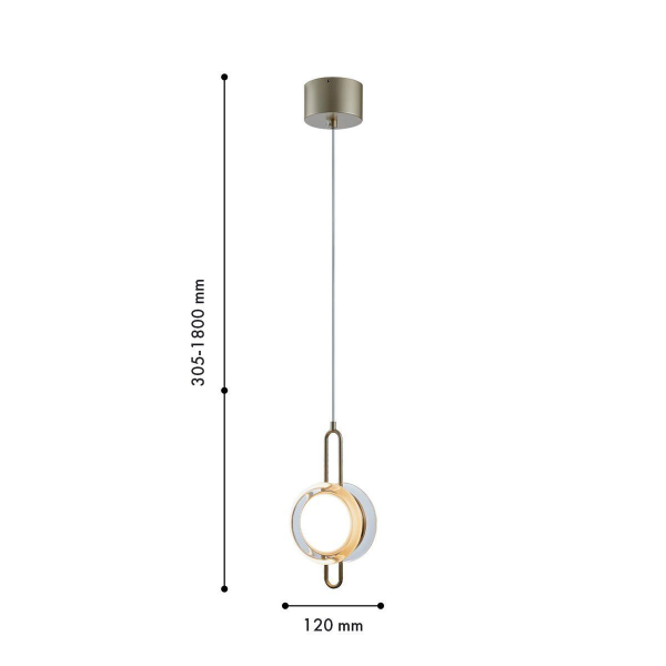 Подвесной светодиодный светильник Favourite Yo-yo 4334-2P Подвесной светодиодный светильник Favourite Yo-yo 4334-2P