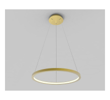Подвесной светодиодный светильник Italline IT013-6028 gold 3000K