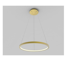 Подвесной светодиодный светильник Italline IT013-6028 gold 3000K