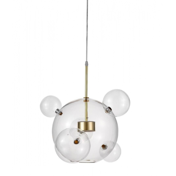 Подвесной светодиодный светильник Lumina Deco Neroni LDP 6016-5+1 GD Подвесной светодиодный светильник Lumina Deco Neroni LDP 6016-5+1 GD