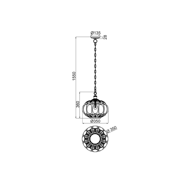 Подвесной светильник Vele Luce Helen VL4266P11 Подвесной светильник Vele Luce Helen VL4266P11