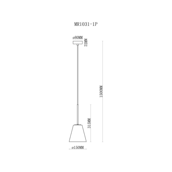 Подвесной светильник MyFar Stiven MR1031-1P Подвесной светильник MyFar Stiven MR1031-1P