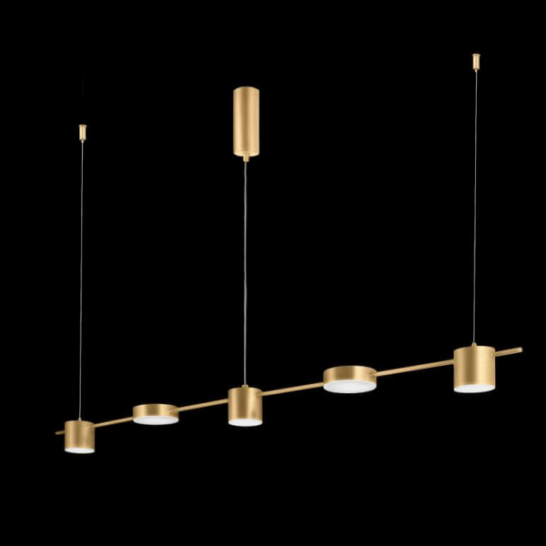 Подвесной светодиодный светильник Crystal Lux Tristan SP5 L1200 Gold Подвесной светодиодный светильник Crystal Lux Tristan SP5 L1200 Gold