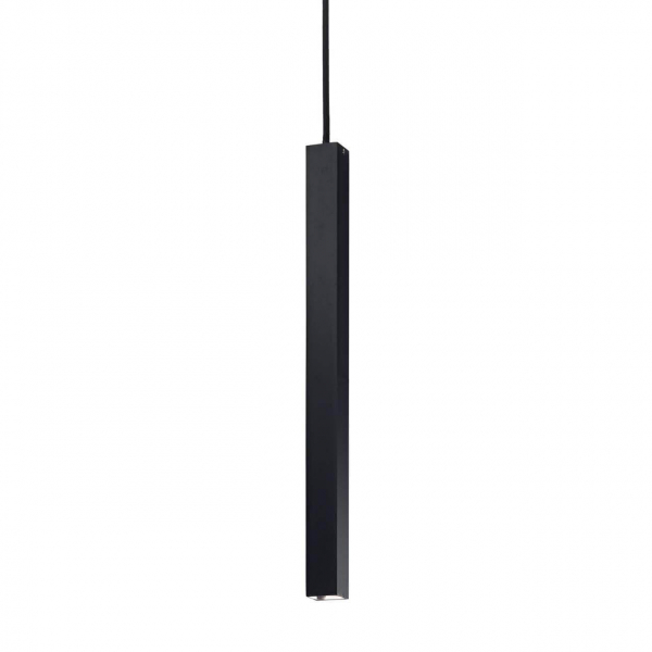 Подвесной светодиодный светильник Ideal Lux Ultrathin D040 Square Nero 194202 Подвесной светодиодный светильник Ideal Lux Ultrathin D040 Square Nero 194202