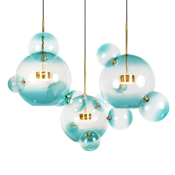 Подвесной светодиодный светильник Loft IT Bolle 2027-S3 Blue Подвесной светодиодный светильник Loft IT Bolle 2027-S3 Blue