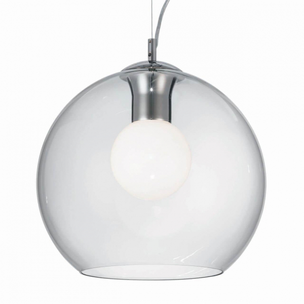 Подвесной светильник Ideal Lux Nemo Sp1 D30 Trasparente 052809 Подвесной светильник Ideal Lux Nemo Sp1 D30 Trasparente 052809