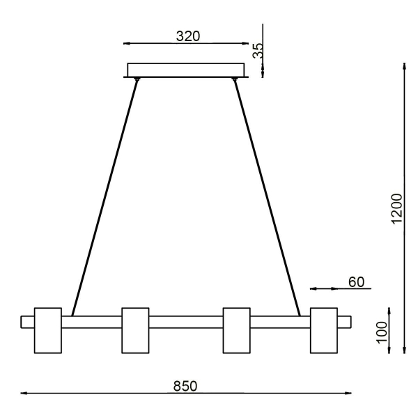 Подвесной светильник Vele Luce Zoom VL10113P08 Подвесной светильник Vele Luce Zoom VL10113P08