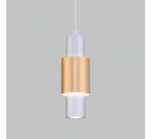 Подвесной светодиодный светильник Eurosvet Bento 50204/1 матовое серебро/матовое золото