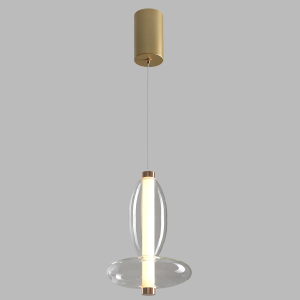 Подвесной светодиодный светильник Crystal Lux Quasar SP10W Led Transparent Подвесной светодиодный светильник Crystal Lux Quasar SP10W Led Transparent