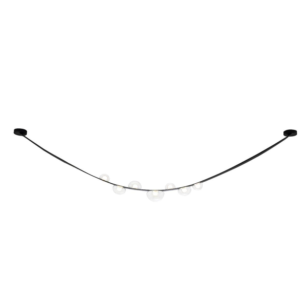 Подвесной светодный светильник Crystal Lux Bosque SP7 L3000 Black/Transparent