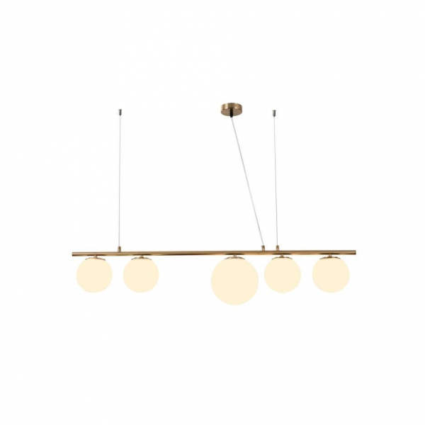 Подвесной светильник Lumina Deco Baristica LDP 6012-5 MD+WT Подвесной светильник Lumina Deco Baristica LDP 6012-5 MD+WT
