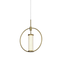 Подвесной светодиодный светильник Gerhort G61247/1MGD+BR