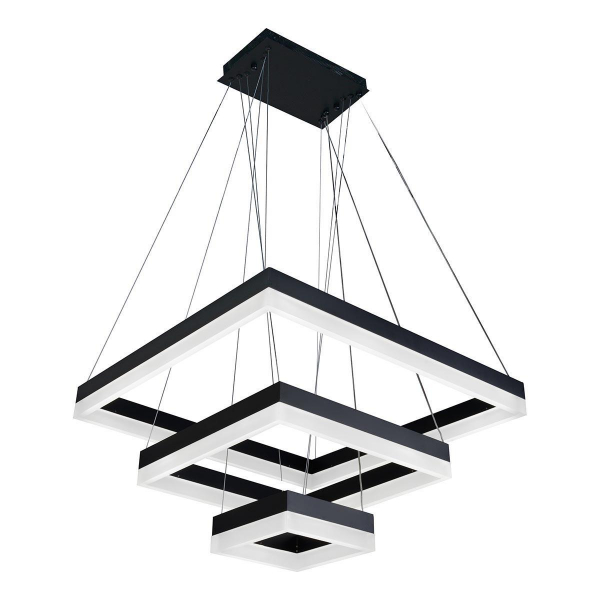Подвесной светодиодный светильник iLedex Twins D0319-3 (200X400X600) BK Подвесной светодиодный светильник iLedex Twins D0319-3 (200X400X600) BK
