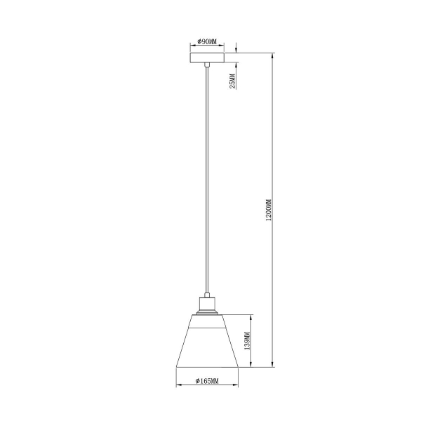 Подвесной светильник Moderli Brizzi V2780-1P Подвесной светильник Moderli Brizzi V2780-1P