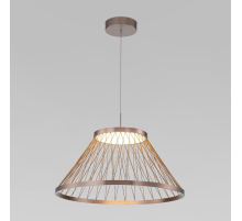 Подвесной светодиодный светильник Eurosvet Cesta 40017/1 LED коричневый