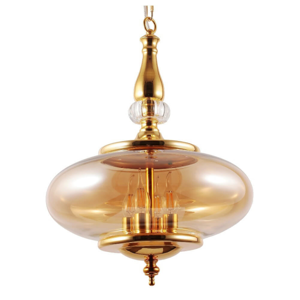 Подвесной светильник Crystal Lux Miel SP4 Gold