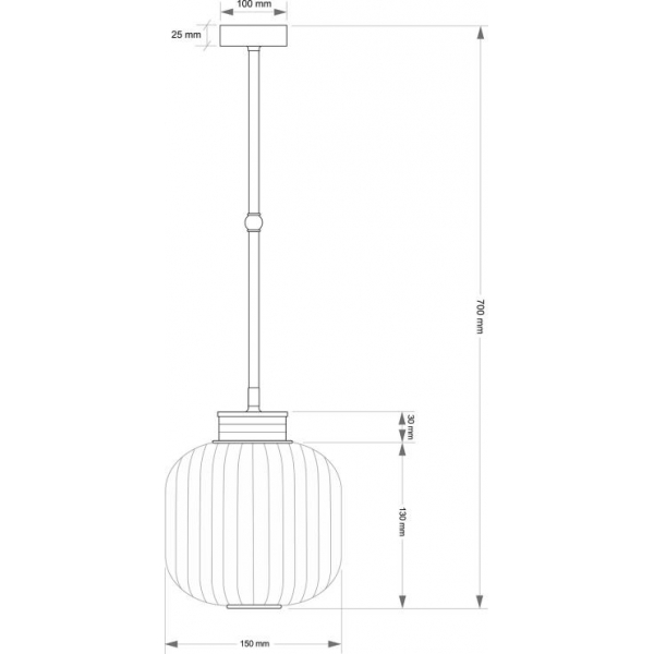 Подвесной светильник KUTEK ALBA ALB-ZW-1(P)150 Подвесной светильник KUTEK ALBA ALB-ZW-1(P)150
