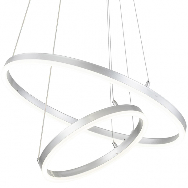 Подвесной светодиодный светильник Escada Void 10254/2LED Silver APP Подвесной светодиодный светильник Escada Void 10254/2LED Silver APP