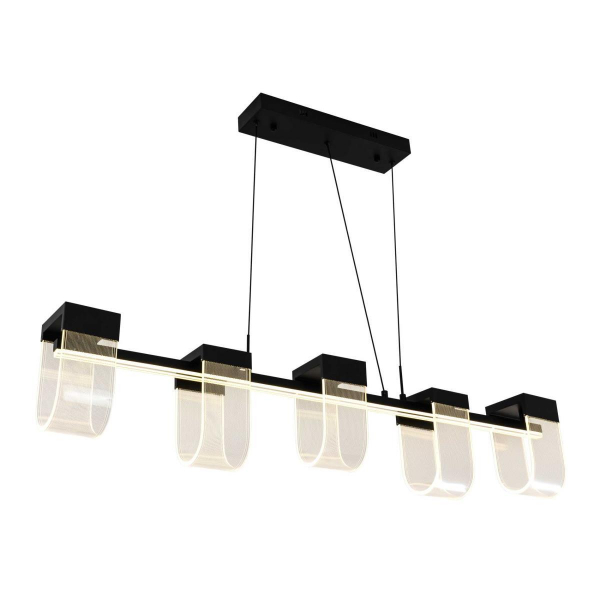 Подвесной cветильник LED4U L7707-1200 BK Подвесной cветильник LED4U L7707-1200 BK