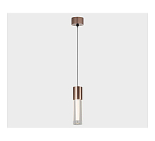 Подвесной светодиодный светильник Italline IT014-0204 rose gold