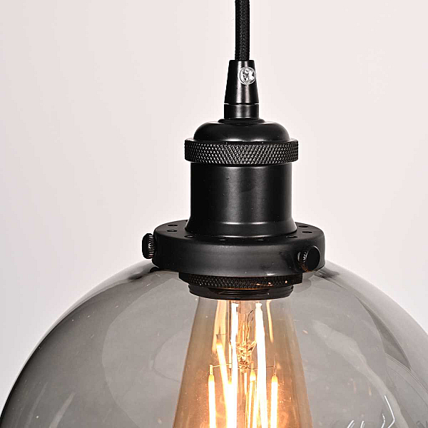 Подвесной светильник Imperium Loft Loft Clear Glass Sphere Cloche Дымчатый 377316-22