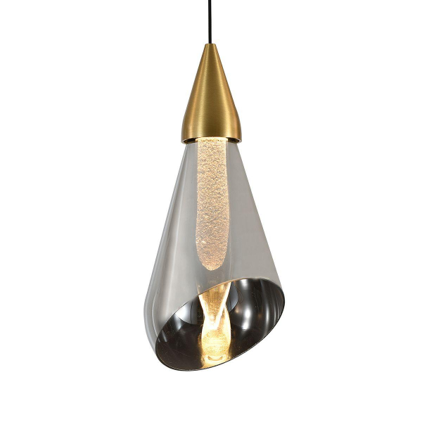 Подвесной светодиодный светильник Indigo Riflesso 11049/1P Gold V000108L Подвесной светодиодный светильник Indigo Riflesso 11049/1P Gold V000108L