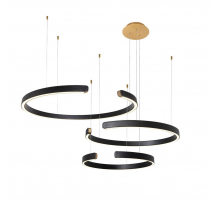 Подвесной светодиодный светильник Loft IT Ring 10025/3 Black