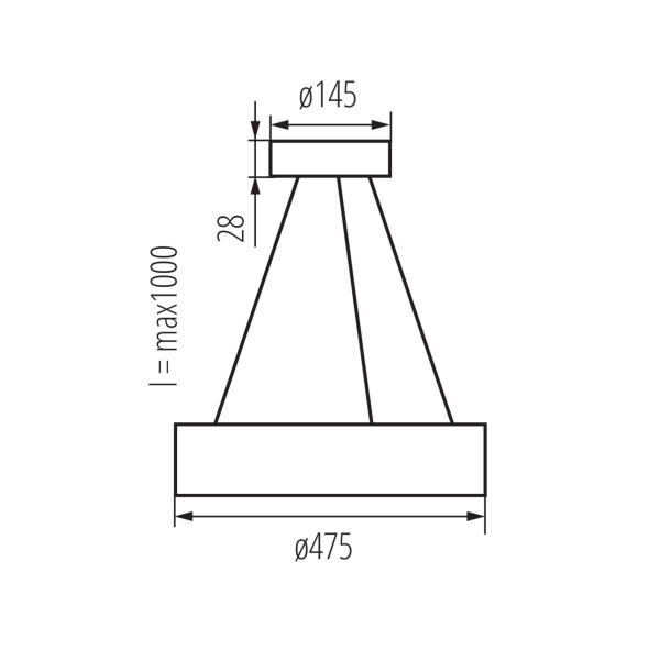 Подвесной светильник Kanlux JASMIN C 470-G/O 36501 Подвесной светильник Kanlux JASMIN C 470-G/O 36501