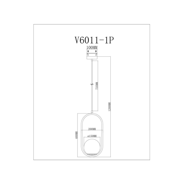 Светильник подвесной Moderli Klaster V11586-1P