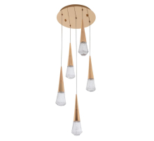 Подвесной светодиодный светильник Modelux ML.3315.5 GD