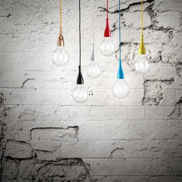 Подвесной светильник Ideal Lux Minimal SP1 Oro 009391 Подвесной светильник Ideal Lux Minimal SP1 Oro 009391